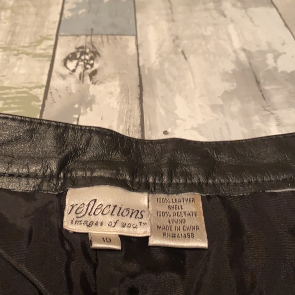 Reflections 100% Leather Pants - image 4